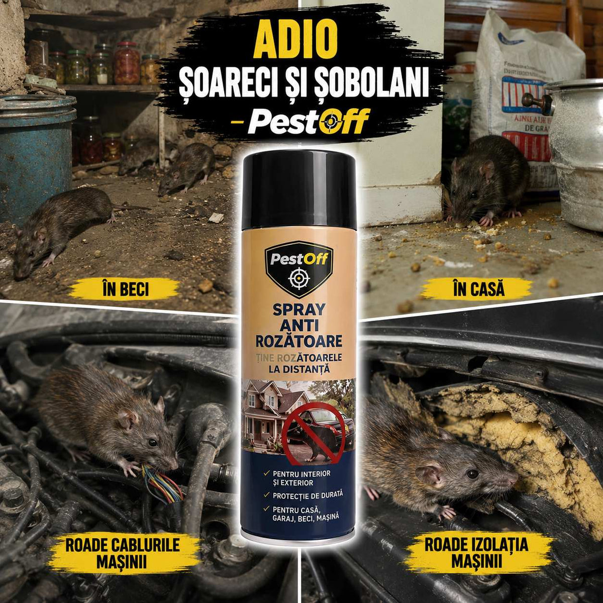 ADIO ȘOARECI ȘI ȘOBOLANI – PestOff
