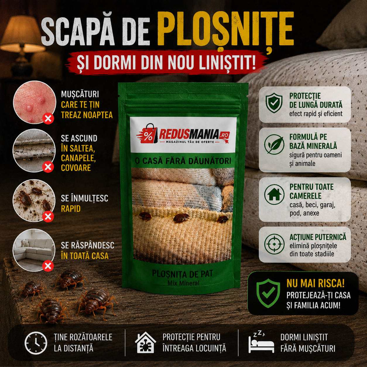 ADIO PLOȘNIȚE – BedClean
